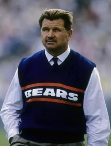 Mike ditka chicago wool vest - mike,
